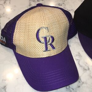 Colorado Rockies Baseball 2 tone Snapback trucker